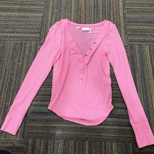 Urban Outfitters, out from under Snap Henley Top, size small